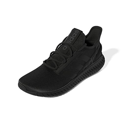 adidas Men's Kaptir 2.0 Running Shoe, Core Black/Core Black/Carbon, 9.5